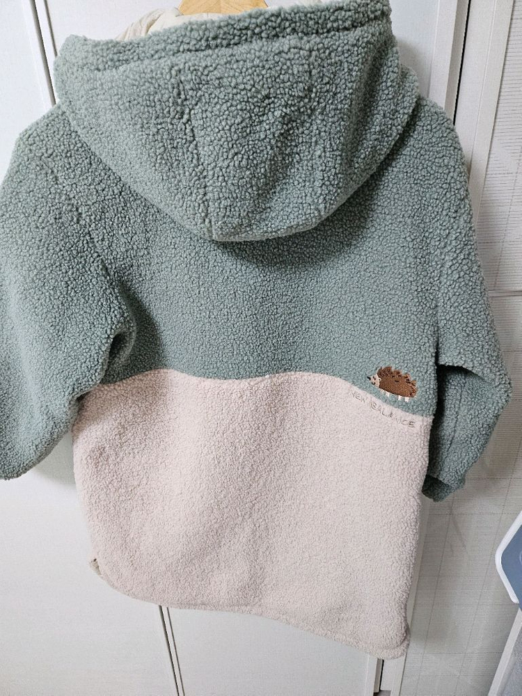 뉴발란스 키즈 리버서블 뽀글이 퀄팅 자켓 150사이즈--7