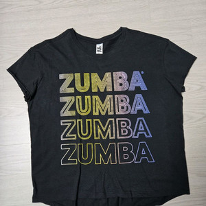 정품줌바웨어 반팔티 XS