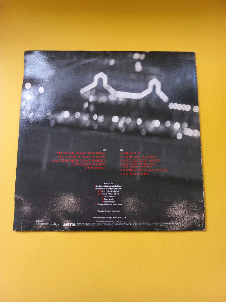 팝 lp 휘트니휴스턴 Whitney Houston nm--1