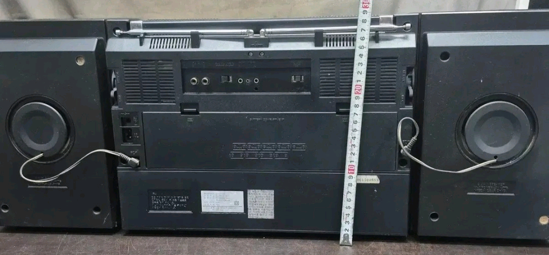 [추억의레트로 정상동작품] 삼성 소노라마 FM/카세트(오토리버스)/턴테이블 3콤보 붐박스 이미지