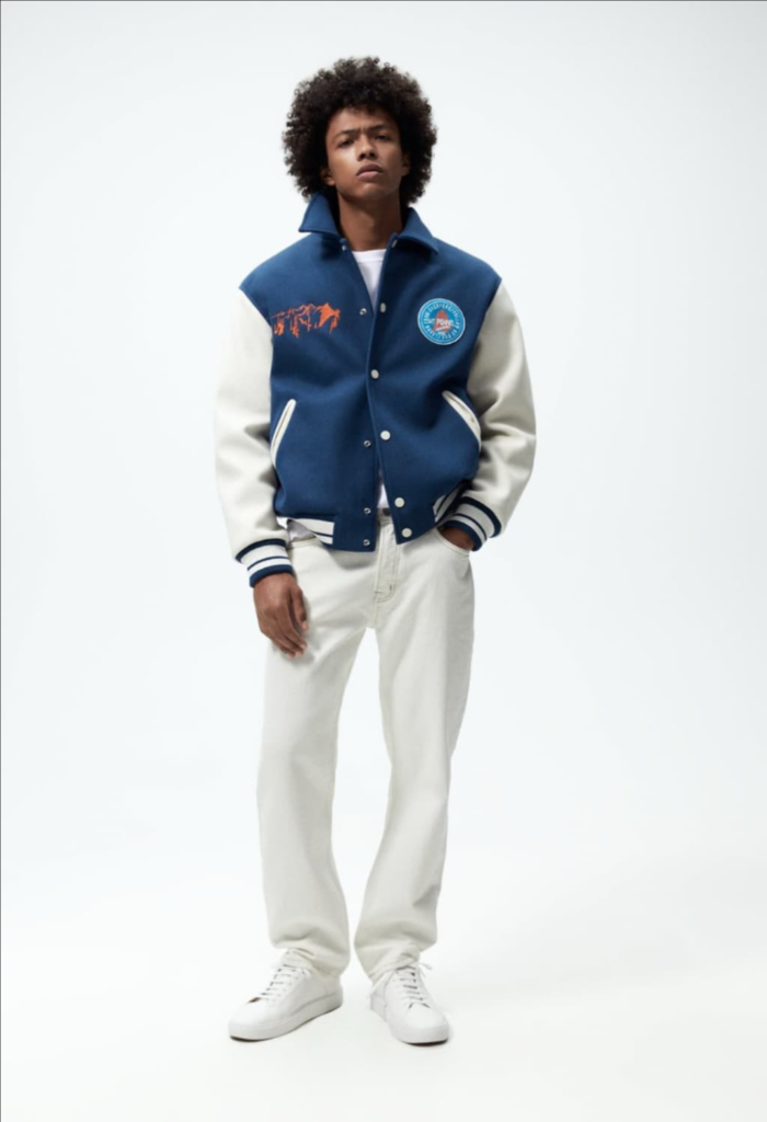 자라 / 스타디움 자켓, 바시티 자켓 / XL--9