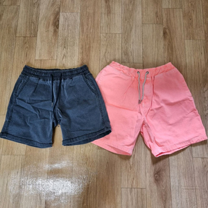 새상품 워싱 고무밴딩 반바지 일괄판매