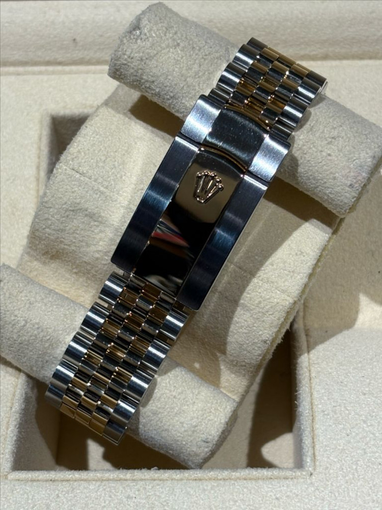 롤렉스 데이트저스트 36 옐로골드 콤비 샴페인 다이아몬드 이미지