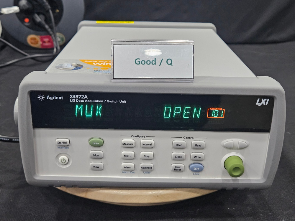 Agilent 34972A Data Acquisition / 34901A 모듈 1개 포함 중고판매 이미지