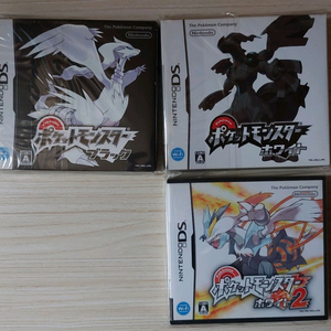 DS 포켓몬스터 화이트 1,2 / 블랙 일판 곽팩 일괄 이미지