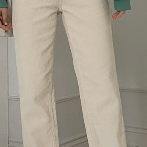 XL 여성 코듀로이 일자 기모 스판바지 이미지