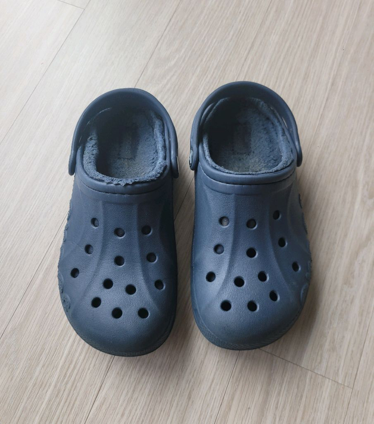 (정품) CROCS 털 크록스 키즈--0