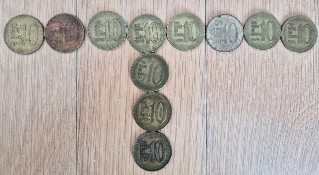 동전 10원, 100원 이미지