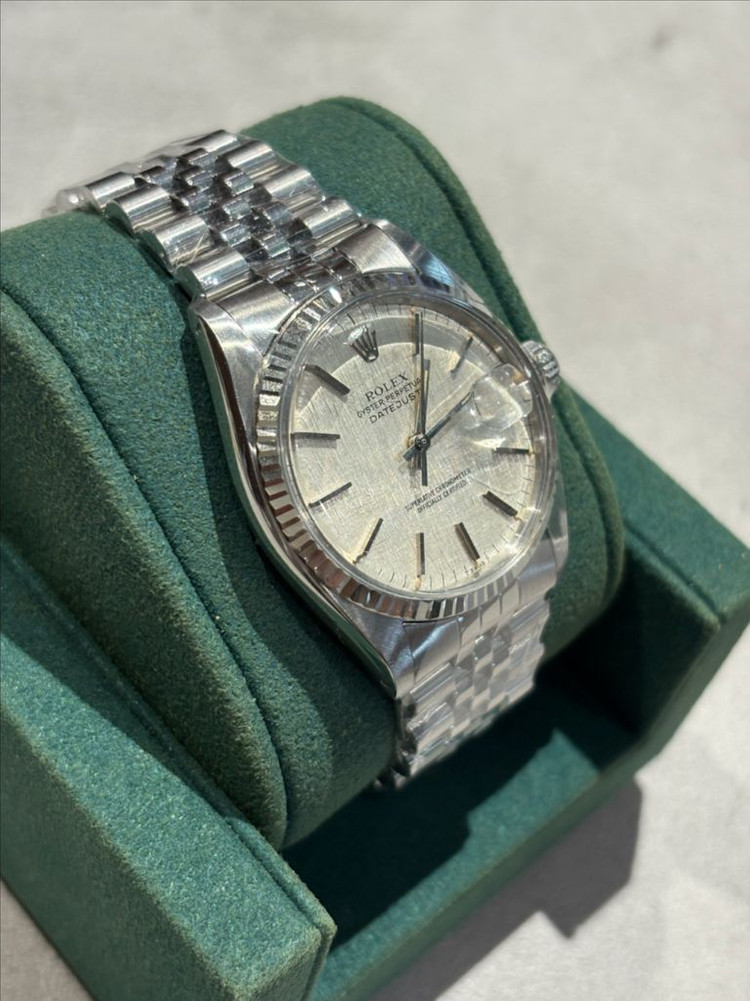 롤렉스 데이트저스트 36 스틸 실버 보카시 바 이미지