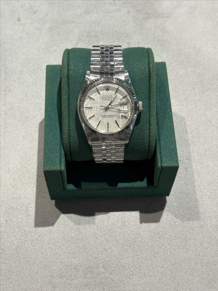 롤렉스 데이트저스트 36 스틸 실버 보카시 바 이미지
