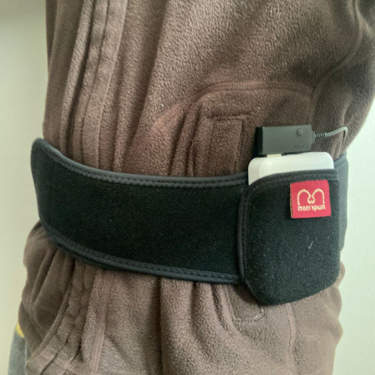 맘스품 허리온열찜질기 허리디스크벨트 온열복대 원적외선 근적외선 마사지기 이미지