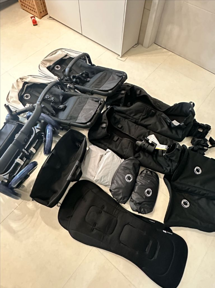 부가부 동키5 쌍둥이 유모차 이미지