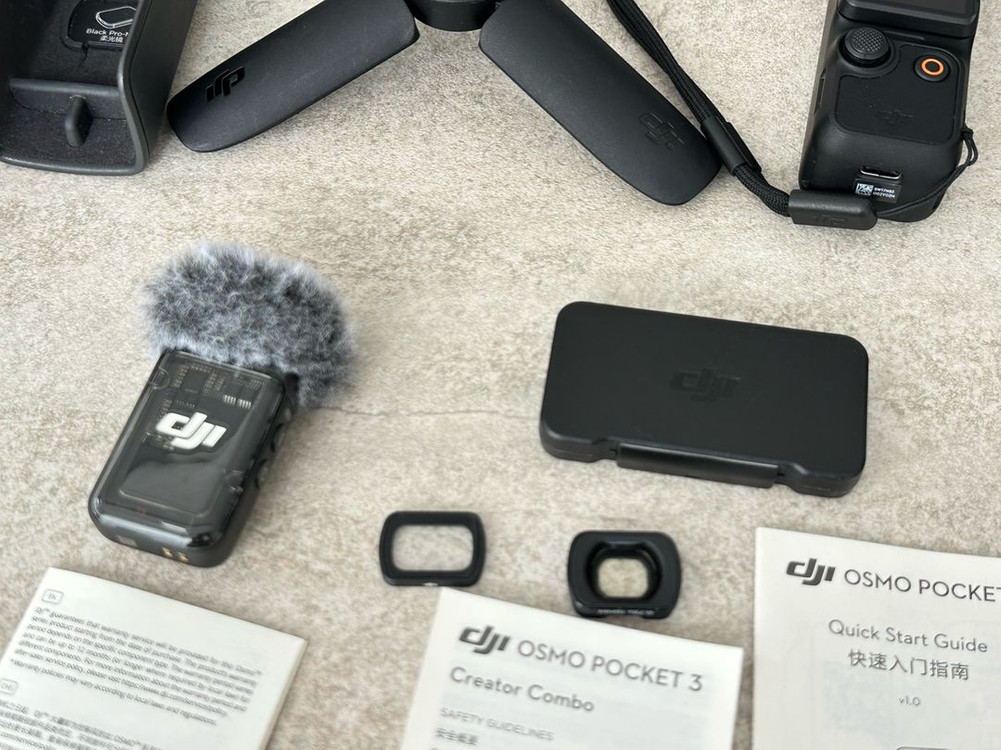 DJI 오즈모 포켓3 크리에이터 콤보 풀박스 + 정품 ND필터 + 정품 블랙미스트--2