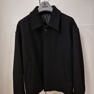 레인 울 케시미어 자켓 숏코트 블랙