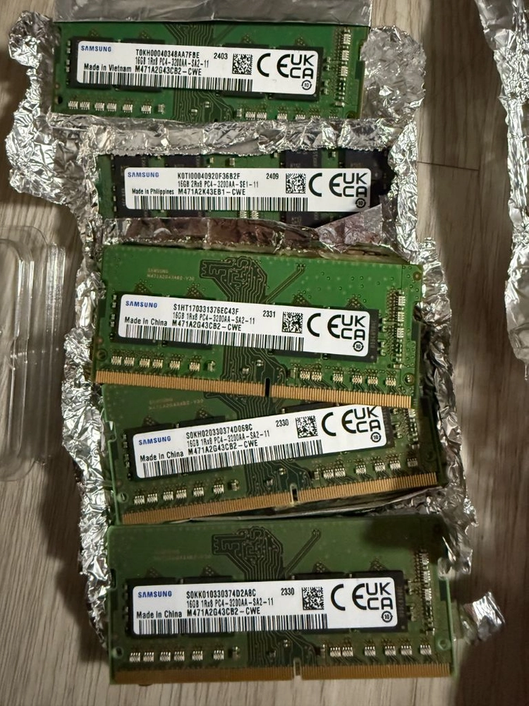 컴퓨터/노트북 메모리DDR5, DDR4[16/8GB]새상품 이미지