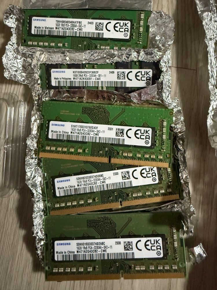 컴퓨터/노트북 메모리DDR5, DDR4[16/8GB]새상품 이미지