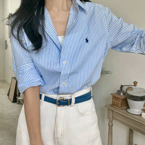 (새상품) 폴로 랄프로렌 보이즈 빅키즈 스트라이프 포플린 셔츠