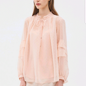 한섬 마인 튤 도트 블라우스(타임 랑방 더캐시미어 sjsj 시스템 시슬리 오즈세컨 미샤 쟈딕 바네사 폴로 이자벨마랑