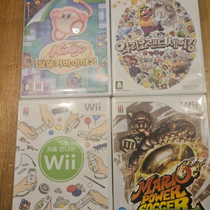 [Wii/닌텐도 위] 커비/마리오 등 필수 액션&파티 게임 4종 일괄 이미지