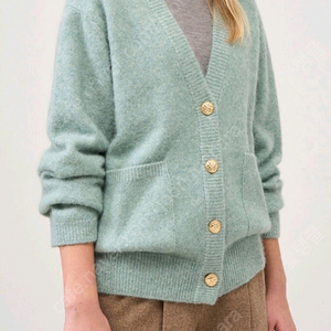 더캐시미어 알파카 블렌드 니트 가디건 제이드 55 랑방 마인 타임 시스템 sjsj