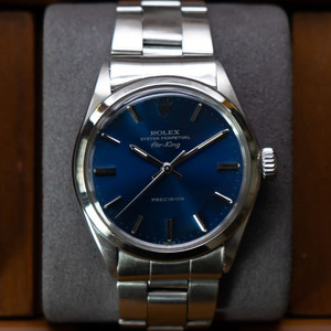 롤렉스 오이스터 퍼페츄얼 에어킹 5500 청판 빈티지 시계 이미지