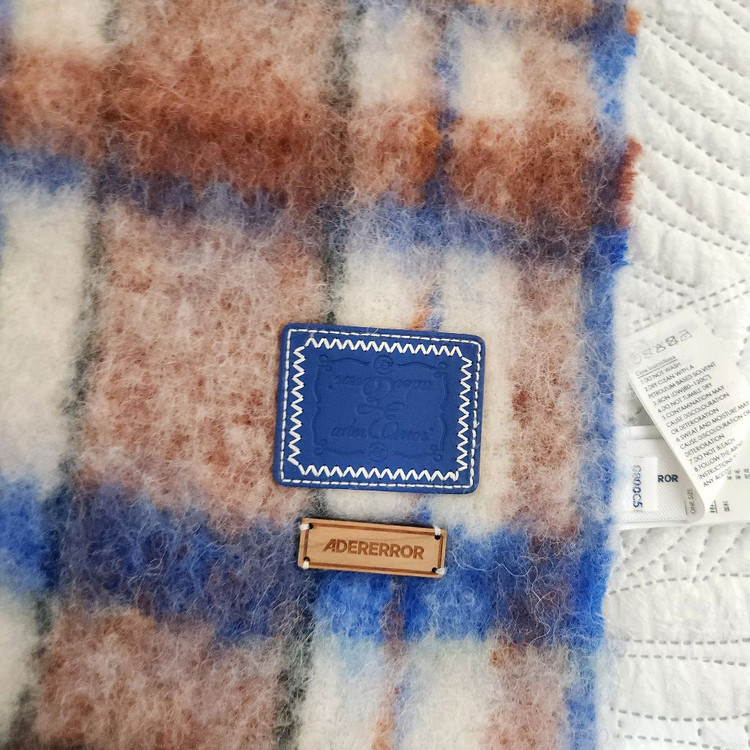 아더에러 머플러 Cland plaid muffler 목도리 니트 울 이미지