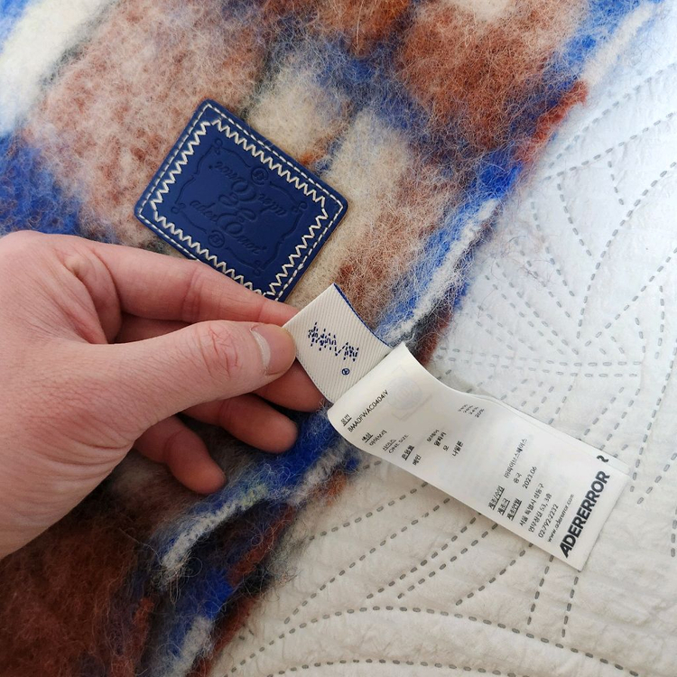 아더에러 머플러 Cland plaid muffler 목도리 니트 울 이미지