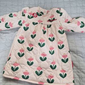 베베드피노 윈터 카멜리아 베이비 퀼팅 원피스 100 이미지