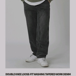 언더오프 더블니 테이퍼드 워크 팬츠 L(30~32)