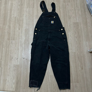 칼하트 WIP 디스트로이드 더블니 카펜터 오버롤 멜빵바지 34/32 이미지