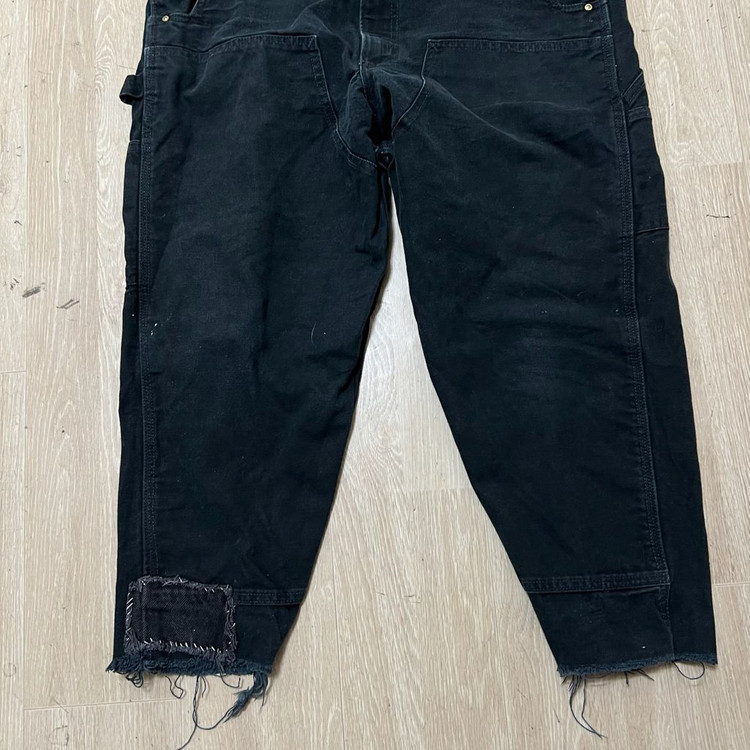 칼하트 WIP 디스트로이드 더블니 카펜터 오버롤 멜빵바지 34/32 이미지