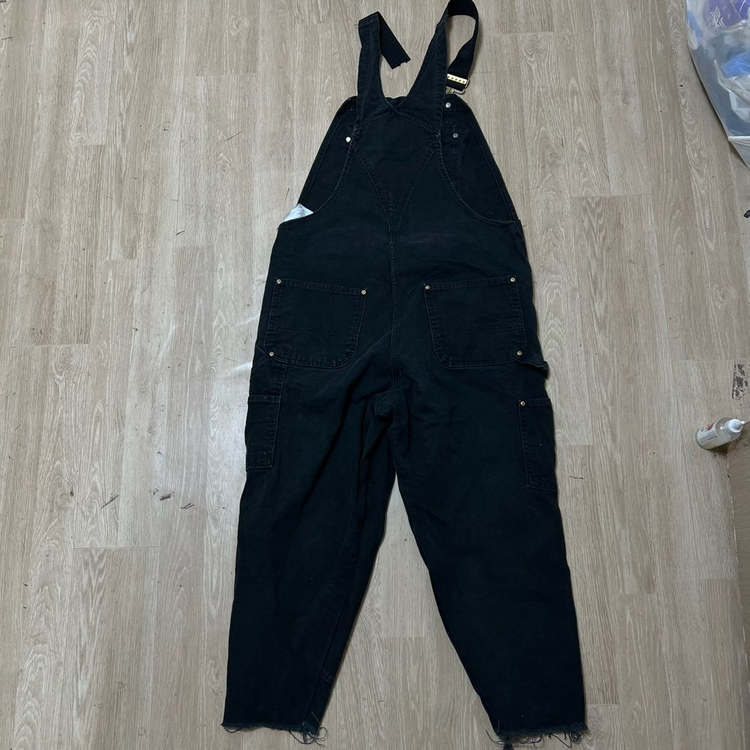 칼하트 WIP 디스트로이드 더블니 카펜터 오버롤 멜빵바지 34/32 이미지