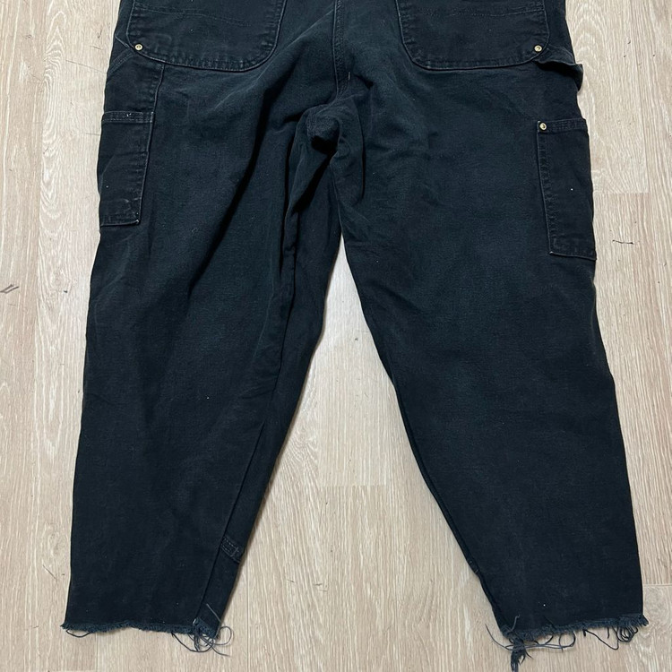 칼하트 WIP 디스트로이드 더블니 카펜터 오버롤 멜빵바지 34/32 이미지