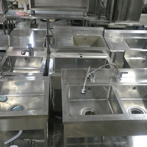 업소용씽크대 개수대 작업대 벽찬장 이미지