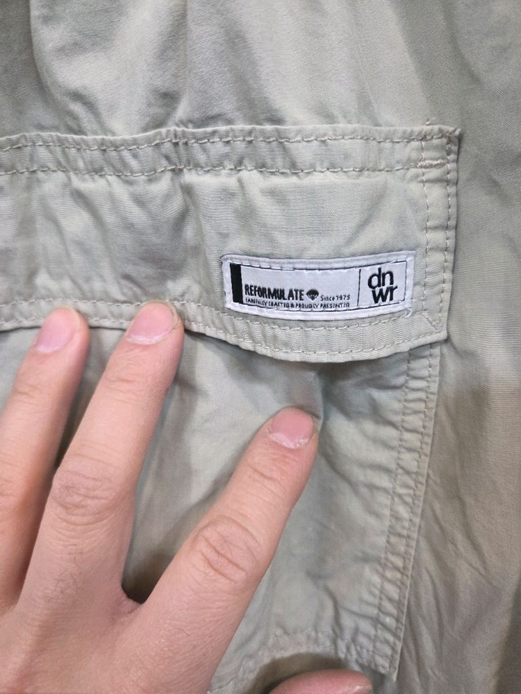 자라 dwrn 파라슈트 와이드 스트링 카고팬츠 xl 34--2