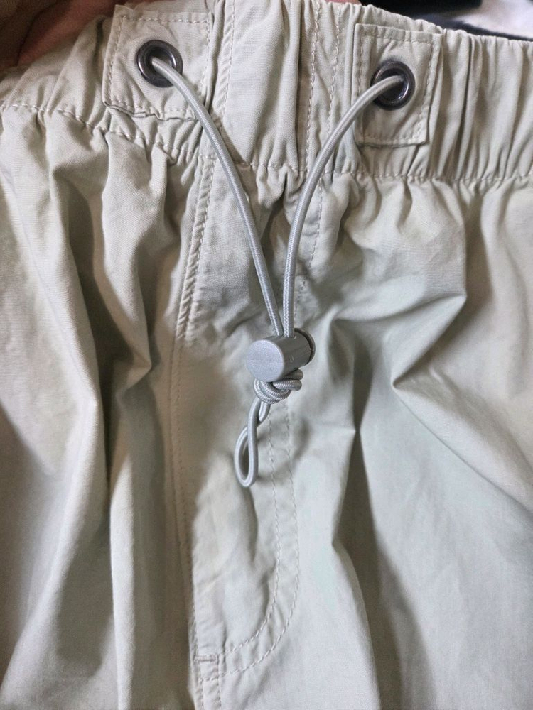 자라 dwrn 파라슈트 와이드 스트링 카고팬츠 xl 34--4