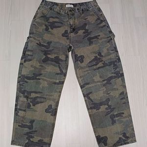 마카사이트 워시드 카모 카펜터 팬츠 L(30~32)