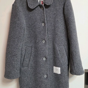 톰브라운 울 라운드카라 코트