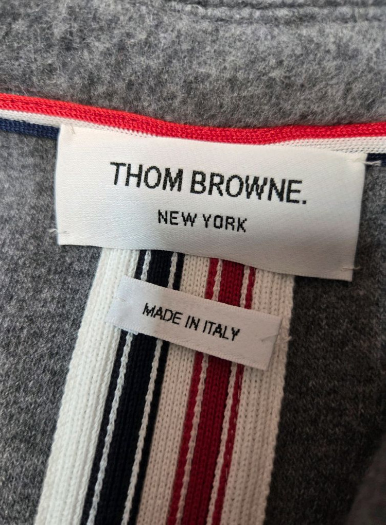 톰브라운 울 라운드카라 코트--2