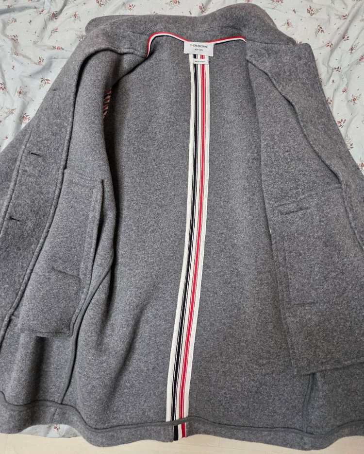 톰브라운 울 라운드카라 코트--3