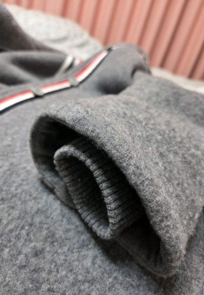 톰브라운 울 라운드카라 코트--6