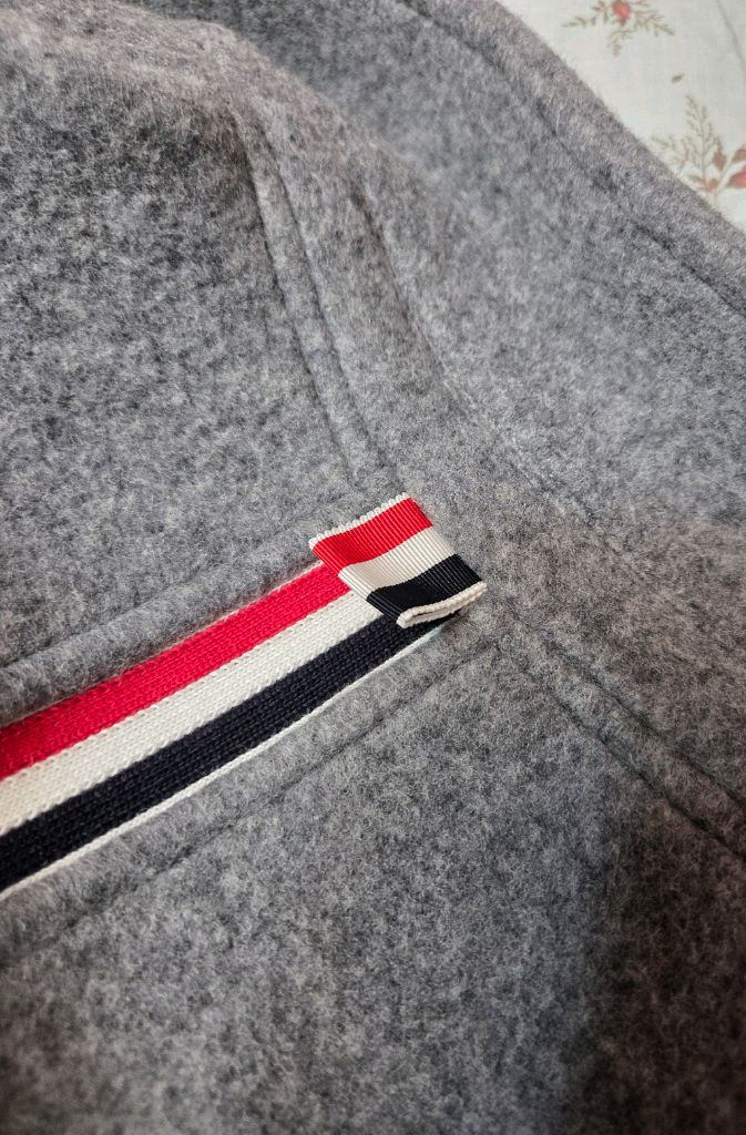 톰브라운 울 라운드카라 코트--8