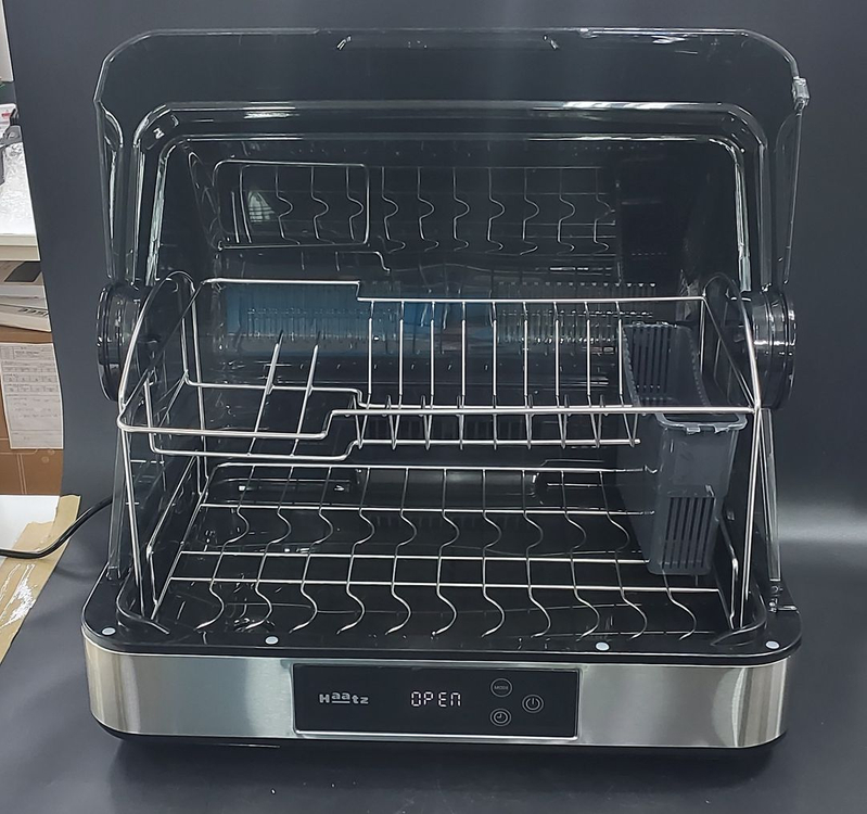 [식기건조기] 하츠 프리스탠딩 식기건조기 CDD-570H 블랙 / UV살균 열풍건조 4인용--2