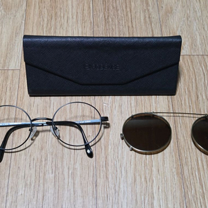 로벤스 티타늄 안경테+클립온 선글라스