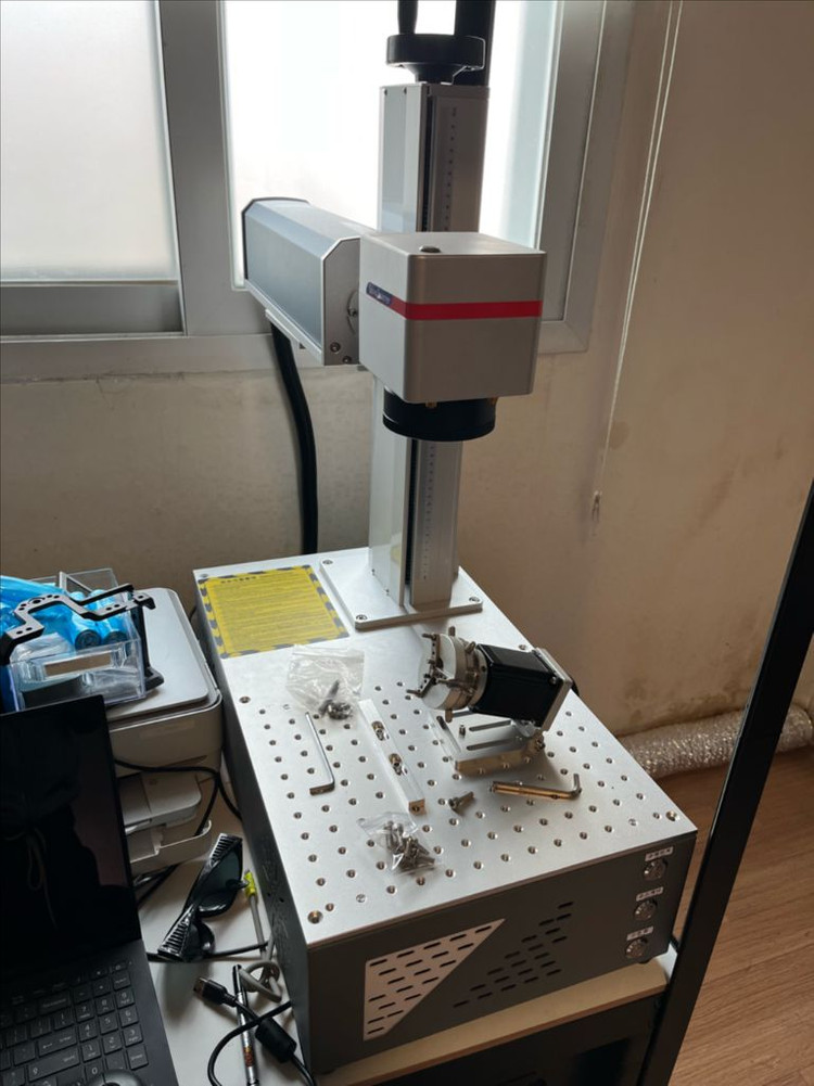 GALVO 30W 레이저 마킹기 YS-30F + 로타리 이미지