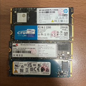 외산 M.2 NVME 250~256gb 팝니다