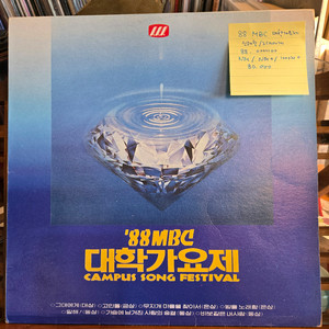 88 MBC대학가요제.신해철/그대에게.88.아시아.NM/NM+.민트급LP