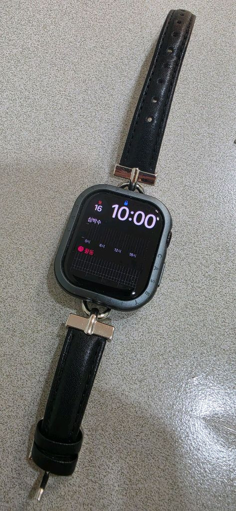 애플워치10 42mm 제트블랙 GPS 이미지