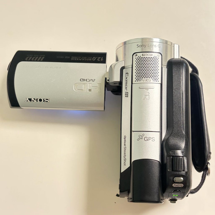 소니 HDR XR 500V 빈티지 캠코더 실버 이미지