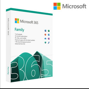 마이크로소프트 오피스 365 1년 패밀리